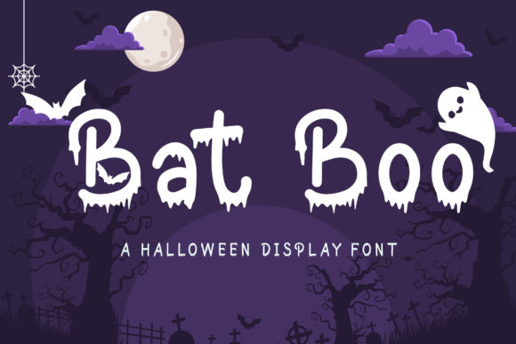 Bat Boo Font: Spooky and Stylish Display Type