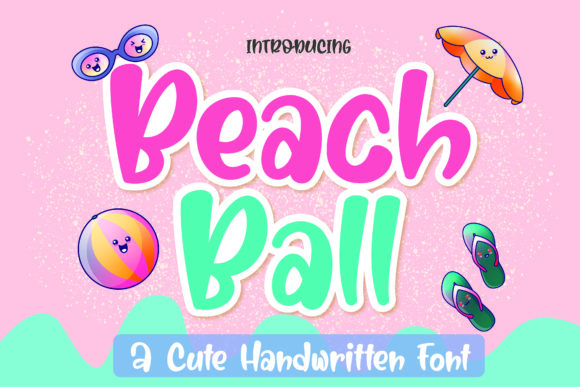 Beach Ball Font: A Playful Display Typeface for Digital Designers