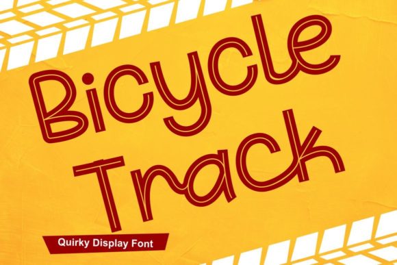 Bicycle Track Font for Eye-Catching Digital Branding