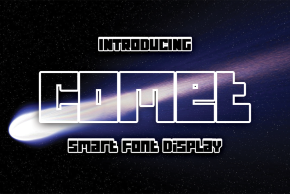 Comet Font for Creative Projects