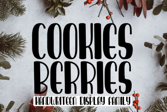 Cookies Berries Font for Social Media and Display Campaigns