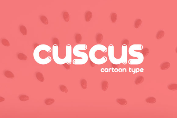Cuscus Font: A Playful Display Typeface for Editorial Design
