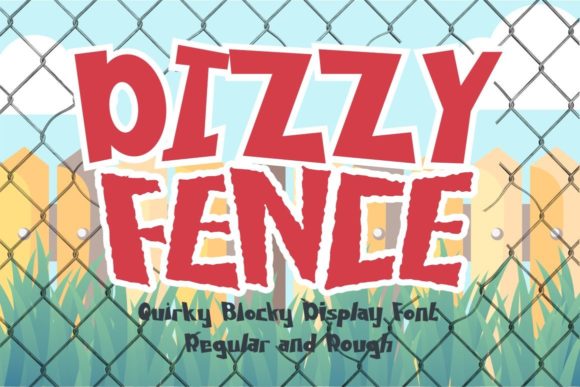 Dizzy Fence Font: A Playful Typeface for Editorial Design