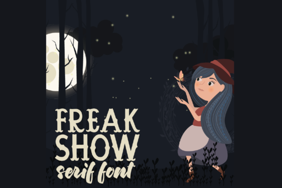 Freak Show Font: Bold and Unique Display Typography