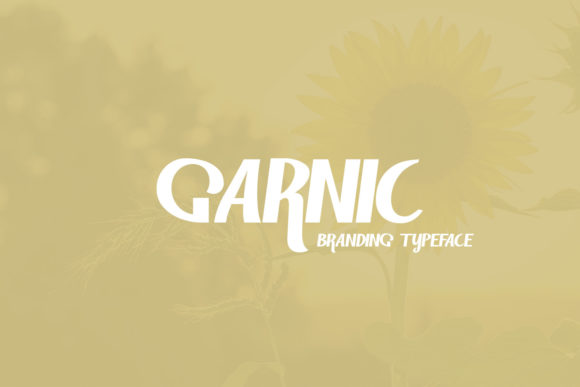 Garnic Display Font Elevates Campaign Headlines