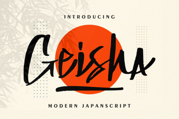 Geisha Font: A Display Typeface for Spectacular Web Designs