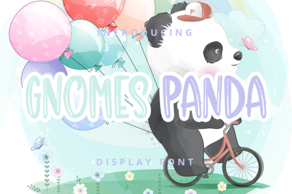 Gnomes Panda Font for Editorial Design and Creative Projects