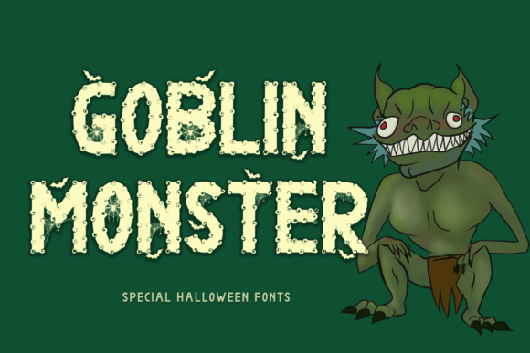 Goblin Monster Font: A Spooky Display Typeface for Creative Projects