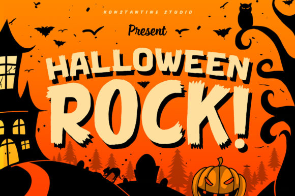 Halloween Rock Font for Halloween-Themed Campaigns