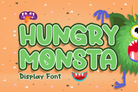 Hungry Monsta: A Playful Display Font