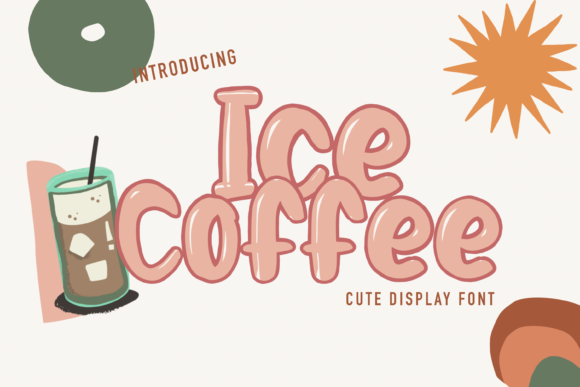 Ice Coffee Font Review: A Playful Display Typeface for Creative Projects