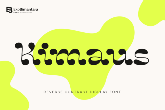 Kimaus Display Font: A Chic Typography Pick for Small Business Branding