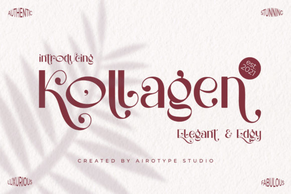 Kollagen Display Font for Modern Web Design Projects