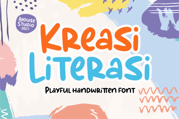 Kreasi Literasi: A Playful Display Font for Editorial Design