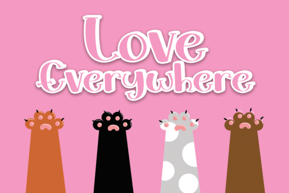 Love Everywhere Font Review for Creative Makers
