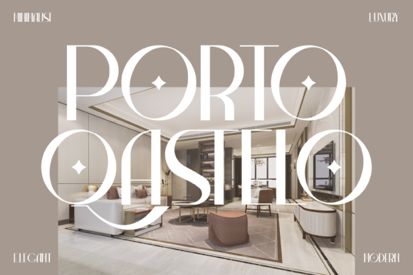 Porto Qastelo Font for Modern Branding Projects