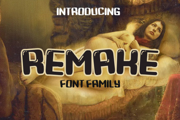 Remake Font: A Display Typeface for Bold Branding and Creative Campaigns