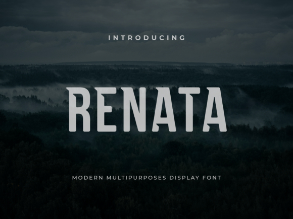 Renata Font: A Bold Display Typeface for Impactful Campaigns