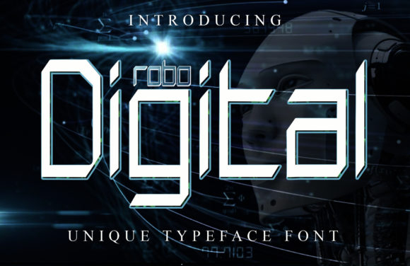 Robo Digital Font: Bold Typography for Modern Web Design