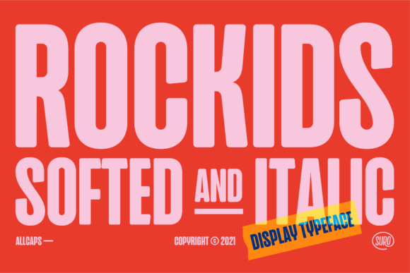 Rockids Softed: A Bold Display Font for Marketers