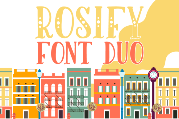 Rosify Duo: A Playful Display Font for Creative Projects