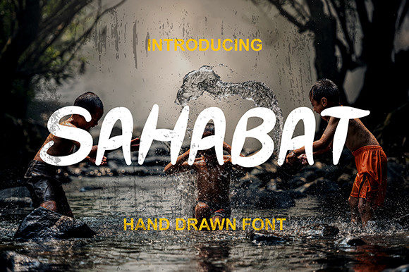 Sahabat Display Font for Editorial Design