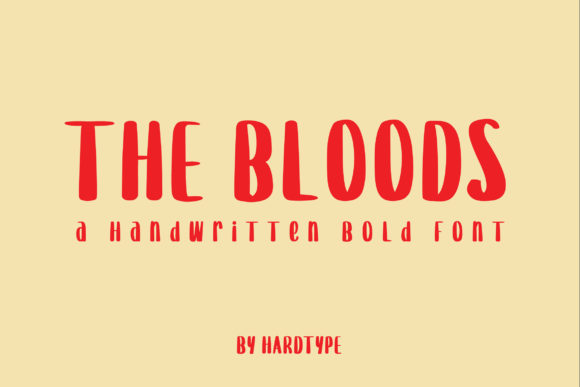 The Bloods Display Font: A Bold Choice for Editorial Design