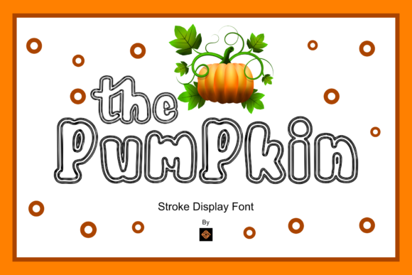 The Pumpkin Font for Charming Handmade Creations
