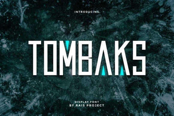 Tombaks Font for Bold and Robotic Web Typography