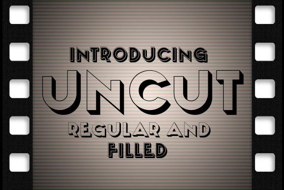 Uncut Font: A Bold Display Typeface for Branding and Design