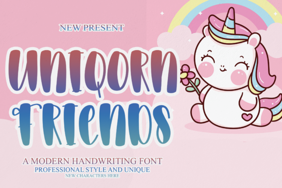 Uniqorn Friends Font: A Playful Typeface for Digital Branding
